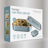 image:imageBentgo MicroSteel LeakProof Bento Lunch Box Microwave amp OvenSafe  5Cup Capacity Removable Divider Airtight Lid BPA amp PFASFree TopRack DishwasherSafe AquaAqua