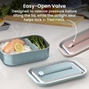 image:imageBentgo MicroSteel LeakProof Bento Lunch Box Microwave amp OvenSafe  5Cup Capacity Removable Divider Airtight Lid BPA amp PFASFree TopRack DishwasherSafe AquaAqua