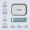 image:imageBentgo MicroSteel LeakProof Bento Lunch Box Microwave amp OvenSafe  5Cup Capacity Removable Divider Airtight Lid BPA amp PFASFree TopRack DishwasherSafe AquaAqua