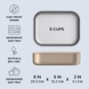 image:imageBentgo MicroSteel LeakProof Bento Lunch Box Microwave amp OvenSafe  5Cup Capacity Removable Divider Airtight Lid BPA amp PFASFree TopRack DishwasherSafe AquaGold