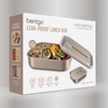 image:imageBentgo MicroSteel LeakProof Bento Lunch Box Microwave amp OvenSafe  5Cup Capacity Removable Divider Airtight Lid BPA amp PFASFree TopRack DishwasherSafe AquaGold