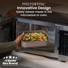 image:imageBentgo MicroSteel LeakProof Bento Lunch Box Microwave amp OvenSafe  5Cup Capacity Removable Divider Airtight Lid BPA amp PFASFree TopRack DishwasherSafe AquaRose Gold