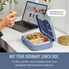 image:imageBentgo Modern Adult Bento Lunch Box with 34 Compartments  LeakResistant 55Cup Capacity Adjustable Divider Microwave amp DishwasherSafe Tray Mint GreenDusk Blue