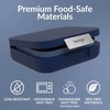 image:imageBentgo Modern Adult Bento Lunch Box with 34 Compartments  LeakResistant 55Cup Capacity Adjustable Divider Microwave amp DishwasherSafe Tray Mint GreenNavy
