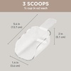 image:imageBentgo Pantry 3Piece AllPurpose Scoop Set 12 Cup BPAFree Clear  Lightweight Portion Control Dishwasher Safe Fits Pantry Containers Ideal for Flour Sugar Coffee amp Candy Clear3Piece Set Scoop Accessories  Clear
