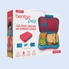 image:imageBentgo Pop LeakProof 34 Compartment BentoStyle Lunch Box  For Kids Ages 8 amp Teens 5Cup Capacity Removable Divider Microwave amp Dishwasher Safe BPAFree Bright CoralTealFlame RedTurquoise