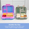 image:imageBentgo Pop LeakProof 34 Compartment BentoStyle Lunch Box  For Kids Ages 8 amp Teens 5Cup Capacity Removable Divider Microwave amp Dishwasher Safe BPAFree Bright CoralTealPeriwinklePink