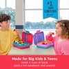 image:imageBentgo Pop LeakProof 34 Compartment BentoStyle Lunch Box  For Kids Ages 8 amp Teens 5Cup Capacity Removable Divider Microwave amp Dishwasher Safe BPAFree Bright CoralTealFlame RedTurquoise