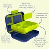 image:imageBentgo Pop LeakProof 34 Compartment BentoStyle Lunch Box  For Kids Ages 8 amp Teens 5Cup Capacity Removable Divider Microwave amp Dishwasher Safe BPAFree Bright CoralTealNavy BlueChartreuse
