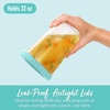 image:imageBentgo Prep  20 Piece 32 fl oz LeakProof Deli Containers with Lids Food Storage for Meal Prep TwistTop Reusable PFAS amp BPAFree Stackable Microwave Freezer amp Dishwasher Safe Aqua Splash32 oz Aquamarine