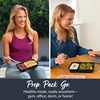 image:imageBentgo Prep  20Piece 2Compartment Reusable Meal Prep Containers with Lids PFAS amp BPA Free Materials Durable Microwave Freezer amp Dishwasher Safe To Go Food Storage Whisper Gray  3 Cup Capacity Portion Control Stackable PFAS amp BPAFree Microwave Freezer amp DishwasherSafe Whisper GrayNavy Blue