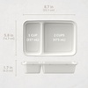 image:imageBentgo Prep  20Piece 2Compartment Reusable Meal Prep Containers with Lids PFAS amp BPA Free Materials Durable Microwave Freezer amp Dishwasher Safe To Go Food Storage Whisper Gray  3 Cup Capacity Portion Control Stackable PFAS amp BPAFree Microwave Freezer amp DishwasherSafe Whisper GrayWhisper Gray