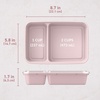 image:imageBentgo Prep  20Piece 2Compartment Reusable Meal Prep Containers with Lids PFAS amp BPA Free Materials Durable Microwave Freezer amp Dishwasher Safe To Go Food Storage Whisper Gray  3 Cup Capacity Portion Control Stackable PFAS amp BPAFree Microwave Freezer amp DishwasherSafe Whisper GrayBlush Pink
