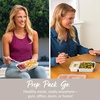 image:imageBentgo Prep  20Piece 2Compartment Reusable Meal Prep Containers with Lids PFAS amp BPA Free Materials Durable Microwave Freezer amp Dishwasher Safe To Go Food Storage Whisper Gray  3 Cup Capacity Portion Control Stackable PFAS amp BPAFree Microwave Freezer amp DishwasherSafe Whisper GrayWhisper Gray