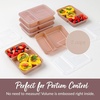 image:imageBentgo Prep  20Piece 2Compartment Reusable Meal Prep Containers with Lids PFAS amp BPA Free Materials Durable Microwave Freezer amp Dishwasher Safe To Go Food Storage Whisper Gray  3 Cup Capacity Portion Control Stackable PFAS amp BPAFree Microwave Freezer amp DishwasherSafe Whisper GrayRose Gold