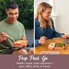 image:imageBentgo Prep  20Piece 2Compartment Reusable Meal Prep Containers with Lids PFAS amp BPA Free Materials Durable Microwave Freezer amp Dishwasher Safe To Go Food Storage Whisper Gray  3 Cup Capacity Portion Control Stackable PFAS amp BPAFree Microwave Freezer amp DishwasherSafe Whisper GrayRose Gold