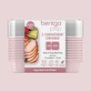 image:imageBentgo Prep  20Piece 2Compartment Reusable Meal Prep Containers with Lids PFAS amp BPA Free Materials Durable Microwave Freezer amp Dishwasher Safe To Go Food Storage Whisper Gray  3 Cup Capacity Portion Control Stackable PFAS amp BPAFree Microwave Freezer amp DishwasherSafe Whisper GrayBlush Pink