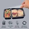 image:imageBentgo Prep  20Piece 2Compartment Reusable Meal Prep Containers with Lids PFAS amp BPA Free Materials Durable Microwave Freezer amp Dishwasher Safe To Go Food Storage Whisper Gray  3 Cup Capacity Portion Control Stackable PFAS amp BPAFree Microwave Freezer amp DishwasherSafe Whisper GrayNavy Blue