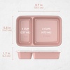 image:imageBentgo Prep  20Piece 2Compartment Reusable Meal Prep Containers with Lids PFAS amp BPA Free Materials Durable Microwave Freezer amp Dishwasher Safe To Go Food Storage Whisper Gray  3 Cup Capacity Portion Control Stackable PFAS amp BPAFree Microwave Freezer amp DishwasherSafe Whisper GraySweet Pea Glitter