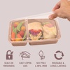image:imageBentgo Prep  20Piece 2Compartment Reusable Meal Prep Containers with Lids PFAS amp BPA Free Materials Durable Microwave Freezer amp Dishwasher Safe To Go Food Storage Whisper Gray  3 Cup Capacity Portion Control Stackable PFAS amp BPAFree Microwave Freezer amp DishwasherSafe Whisper GrayRose Gold