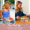 image:imageBentgo Prep  20Piece 3Compartment Reusable Meal Prep Containers with Lids PFAS amp BPA Free Materials Durable Microwave Freezer amp Dishwasher Safe To Go Food Storage Rosette GlitterRosette Glitter