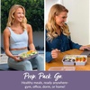 image:imageBentgo Prep  20Piece 3Compartment Reusable Meal Prep Containers with Lids PFAS amp BPA Free Materials Durable Microwave Freezer amp Dishwasher Safe To Go Food Storage Rosette GlitterLilac