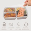 image:imageBentgo Prep  20Piece 3Compartment Reusable Meal Prep Containers with Lids PFAS amp BPA Free Materials Durable Microwave Freezer amp Dishwasher Safe To Go Food Storage Rosette GlitterStone Gray