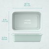 image:imageBentgo Prep 1Compartment Meal Prep Containers with Lids 20 Piece Set  4 Cup Capacity Portion Control Stackable PFAS amp BPAFree Microwave Freezer amp DishwasherSafe Peony GlitterMint