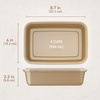 image:imageBentgo Prep 1Compartment Meal Prep Containers with Lids 20 Piece Set  4 Cup Capacity Portion Control Stackable PFAS amp BPAFree Microwave Freezer amp DishwasherSafe Peony GlitterGold
