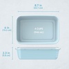 image:imageBentgo Prep 1Compartment Meal Prep Containers with Lids 20 Piece Set  4 Cup Capacity Portion Control Stackable PFAS amp BPAFree Microwave Freezer amp DishwasherSafe Peony GlitterSky