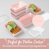 image:imageBentgo Prep 1Compartment Meal Prep Containers with Lids 20 Piece Set  4 Cup Capacity Portion Control Stackable PFAS amp BPAFree Microwave Freezer amp DishwasherSafe Peony GlitterPeony Glitter