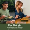 image:imageBentgo Prep 1Compartment Meal Prep Containers with Lids 20 Piece Set  4 Cup Capacity Portion Control Stackable PFAS amp BPAFree Microwave Freezer amp DishwasherSafe Peony GlitterKhaki Green