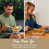 image:imageBentgo Prep 1Compartment Meal Prep Containers with Lids 20 Piece Set  4 Cup Capacity Portion Control Stackable PFAS amp BPAFree Microwave Freezer amp DishwasherSafe Peony GlitterGold