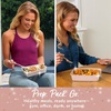 image:imageBentgo Prep 1Compartment Meal Prep Containers with Lids 20 Piece Set  4 Cup Capacity Portion Control Stackable PFAS amp BPAFree Microwave Freezer amp DishwasherSafe Peony GlitterPeony Glitter
