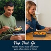 image:imageBentgo Prep 1Compartment Meal Prep Containers with Lids 20 Piece Set  4 Cup Capacity Portion Control Stackable PFAS amp BPAFree Microwave Freezer amp DishwasherSafe Peony GlitterNavy Blue
