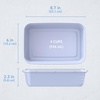 image:imageBentgo Prep 1Compartment Meal Prep Containers with Lids 20 Piece Set  4 Cup Capacity Portion Control Stackable PFAS amp BPAFree Microwave Freezer amp DishwasherSafe Peony GlitterPeriwinkle