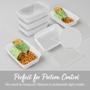 image:imageBentgo Prep 1Compartment Meal Prep Containers with Lids 20 Piece Set  4 Cup Capacity Portion Control Stackable PFAS amp BPAFree Microwave Freezer amp DishwasherSafe Peony GlitterWhite
