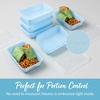 image:imageBentgo Prep 1Compartment Meal Prep Containers with Lids 20 Piece Set  4 Cup Capacity Portion Control Stackable PFAS amp BPAFree Microwave Freezer amp DishwasherSafe Peony GlitterSky