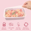 image:imageBentgo Prep 1Compartment Meal Prep Containers with Lids 20 Piece Set  4 Cup Capacity Portion Control Stackable PFAS amp BPAFree Microwave Freezer amp DishwasherSafe Peony GlitterBlush Pink