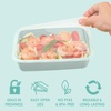 image:imageBentgo Prep 1Compartment Meal Prep Containers with Lids 20 Piece Set  4 Cup Capacity Portion Control Stackable PFAS amp BPAFree Microwave Freezer amp DishwasherSafe Peony GlitterMint