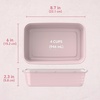 image:imageBentgo Prep 1Compartment Meal Prep Containers with Lids 20 Piece Set  4 Cup Capacity Portion Control Stackable PFAS amp BPAFree Microwave Freezer amp DishwasherSafe Peony GlitterBlush Pink
