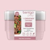 image:imageBentgo Prep 1Compartment Meal Prep Containers with Lids 20 Piece Set  4 Cup Capacity Portion Control Stackable PFAS amp BPAFree Microwave Freezer amp DishwasherSafe Peony GlitterBlush Pink