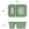 image:imageBentgo Prep 2Compartment Snack Containers 20 Piece PFAS amp BPAFree  Portion Control Stackable Durable Microwave Freezer amp DishwasherSafe PFAS amp BPAFree SkyBasil Glitter