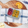 image:imageBentgo Prep 2Compartment Snack Containers 20 Piece PFAS amp BPAFree  Portion Control Stackable Durable Microwave Freezer amp DishwasherSafe PFAS amp BPAFree SkySky