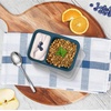 image:imageBentgo Prep 2Compartment Snack Containers 20 Piece PFAS amp BPAFree  Portion Control Stackable Durable Microwave Freezer amp DishwasherSafe PFAS amp BPAFree SkyDeep Teal
