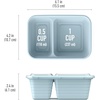 image:imageBentgo Prep 2Compartment Snack Containers 20 Piece PFAS amp BPAFree  Portion Control Stackable Durable Microwave Freezer amp DishwasherSafe PFAS amp BPAFree SkySky