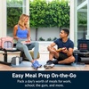 image:imageBentgo Prep Deluxe Insulated Meal Prep Lunch Bag for Adults Holds 5 Meals  Keeps Food Hot or Cold Up to 8 Hours WaterResistant Dual Compartments BlushNavy Blue