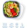 image:imageBentgo Prep Food Storage Bowls with Lids 10 Pack PFAS amp BPAFree  1 Compartment Stackable Portion Control Microwave Freezer amp DishwasherSafe Reusable ChampagnePeriwinkle
