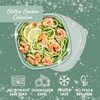 image:imageBentgo Prep Food Storage Bowls with Lids 10 Pack PFAS amp BPAFree  1 Compartment Stackable Portion Control Microwave Freezer amp DishwasherSafe Reusable ChampagneSage Leaf Glitter