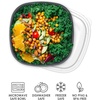 image:imageBentgo Prep Food Storage Bowls with Lids 10 Pack PFAS amp BPAFree  1 Compartment Stackable Portion Control Microwave Freezer amp DishwasherSafe Reusable ChampagneGraphite